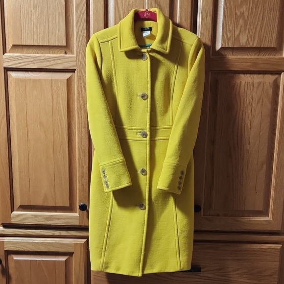 J. Crew Mustard Trench Coat - Picture 5 of 5
